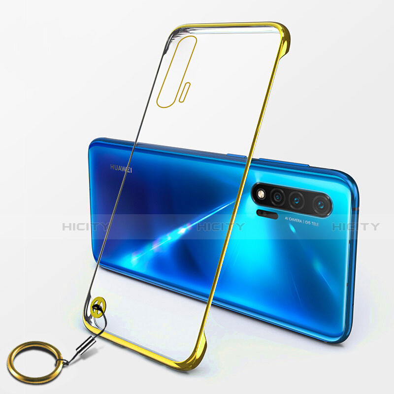 Cover Crystal Trasparente Rigida Cover S01 per Huawei Nova 6 Oro