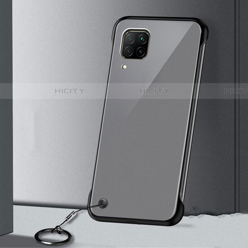 Cover Crystal Trasparente Rigida Cover S01 per Huawei P40 Lite Nero