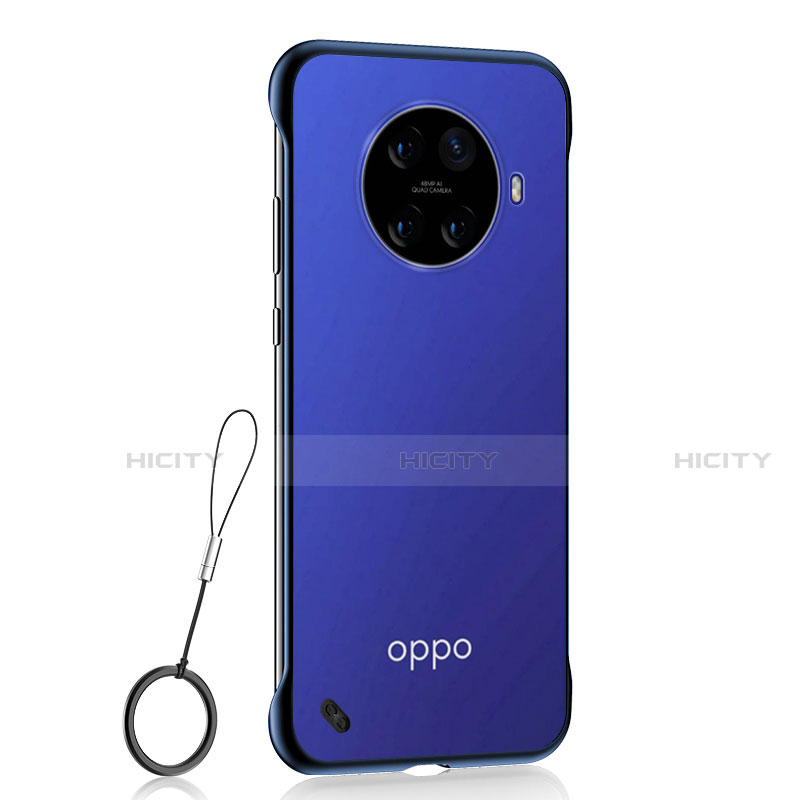 Cover Crystal Trasparente Rigida Cover S01 per Oppo Ace2 Blu