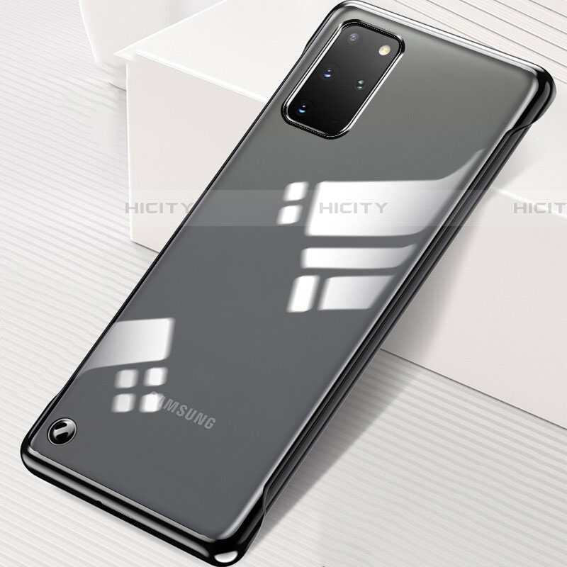 Cover Crystal Trasparente Rigida Cover S01 per Samsung Galaxy S20 Plus 5G Nero