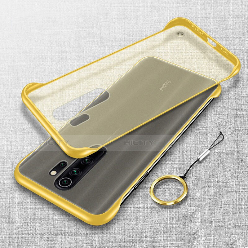 Cover Crystal Trasparente Rigida Cover S01 per Xiaomi Redmi Note 8 Pro Giallo