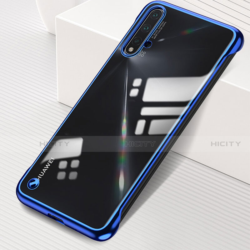 Cover Crystal Trasparente Rigida Cover S02 per Huawei Nova 5 Blu