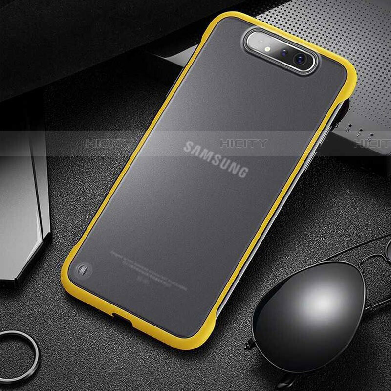 Cover Crystal Trasparente Rigida Cover S02 per Samsung Galaxy A80