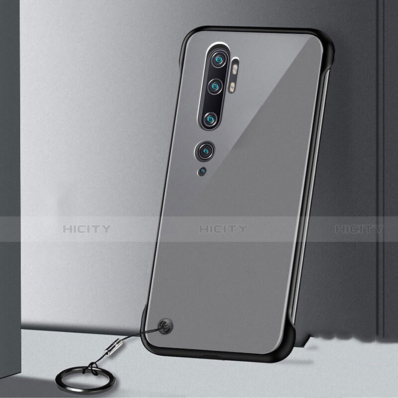 Cover Crystal Trasparente Rigida Cover S02 per Xiaomi Mi Note 10 Nero