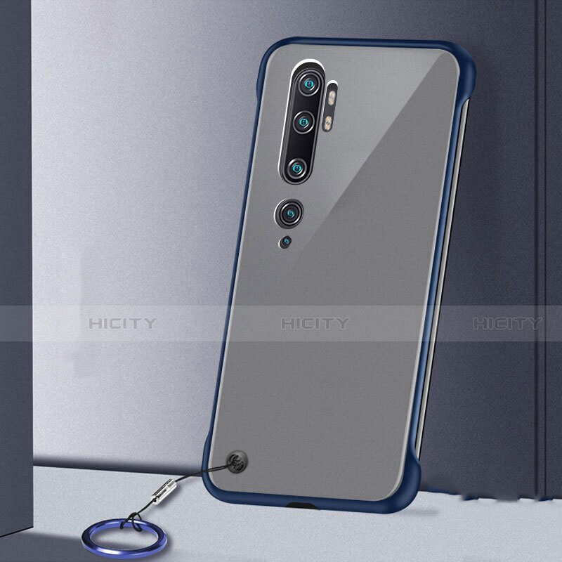 Cover Crystal Trasparente Rigida Cover S02 per Xiaomi Mi Note 10 Pro Blu