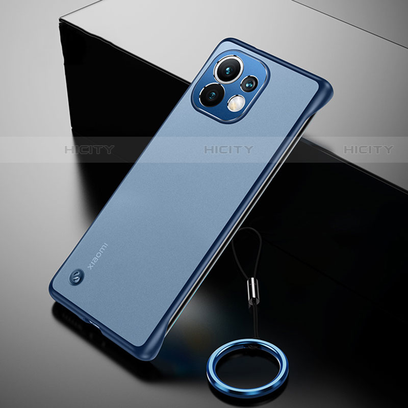 Cover Crystal Trasparente Rigida Cover S03 per Xiaomi Mi 11 5G Blu