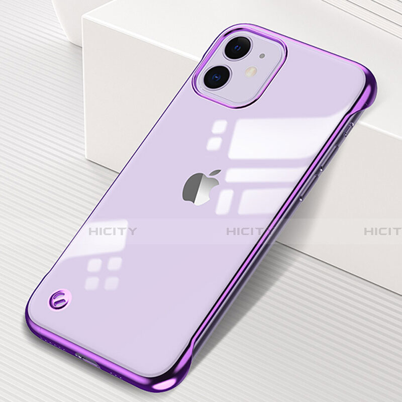 Cover Crystal Trasparente Rigida Cover S05 per Apple iPhone 11 Viola