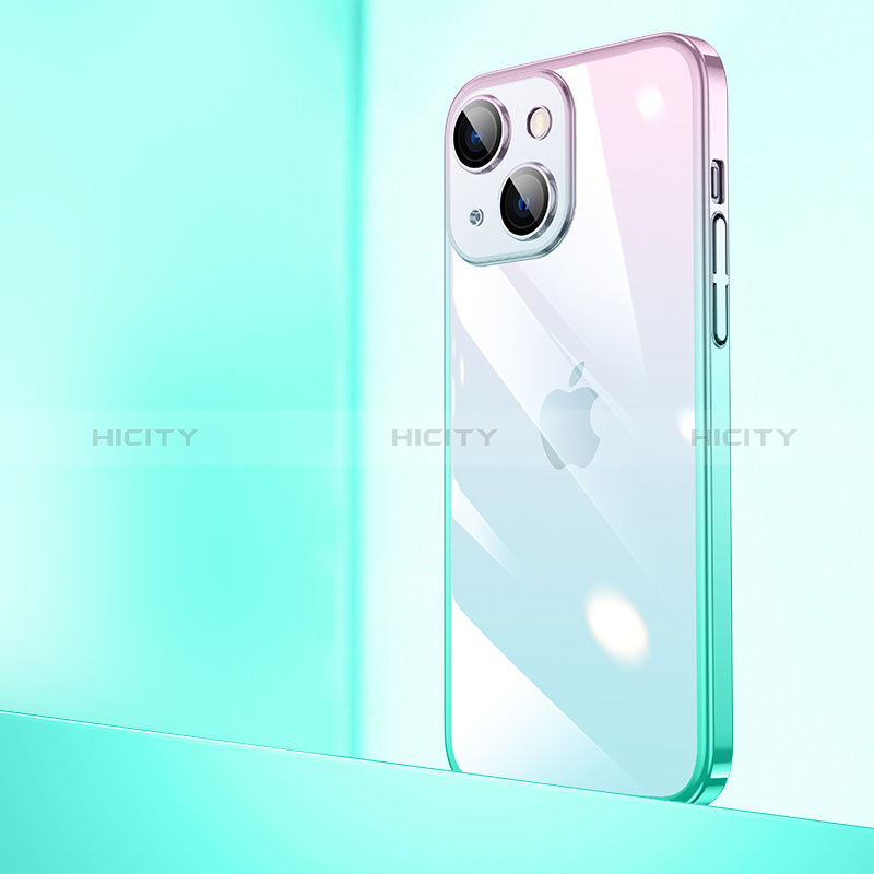 Cover Crystal Trasparente Rigida Cover Sfumato QC1 per Apple iPhone 13 Colorato