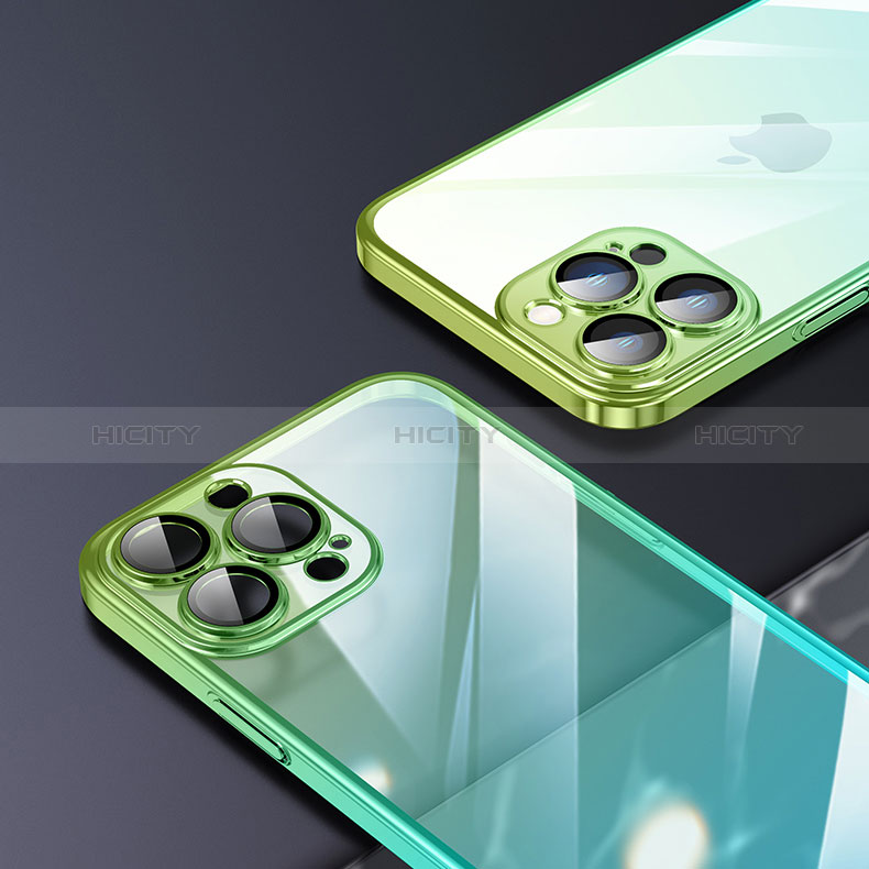 Cover Crystal Trasparente Rigida Cover Sfumato QC1 per Apple iPhone 13 Pro Max