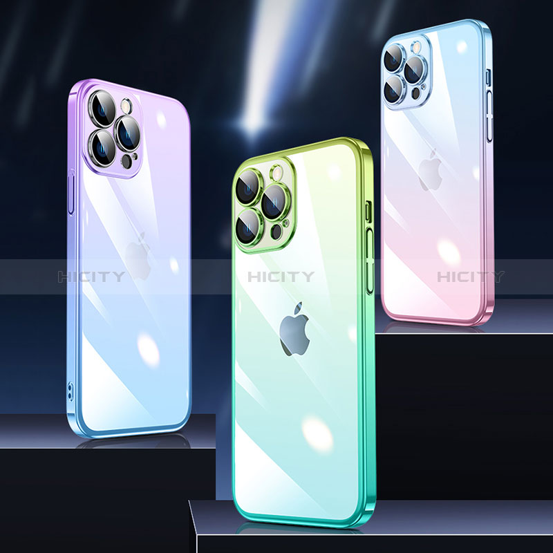 Cover Crystal Trasparente Rigida Cover Sfumato QC1 per Apple iPhone 14 Pro Max