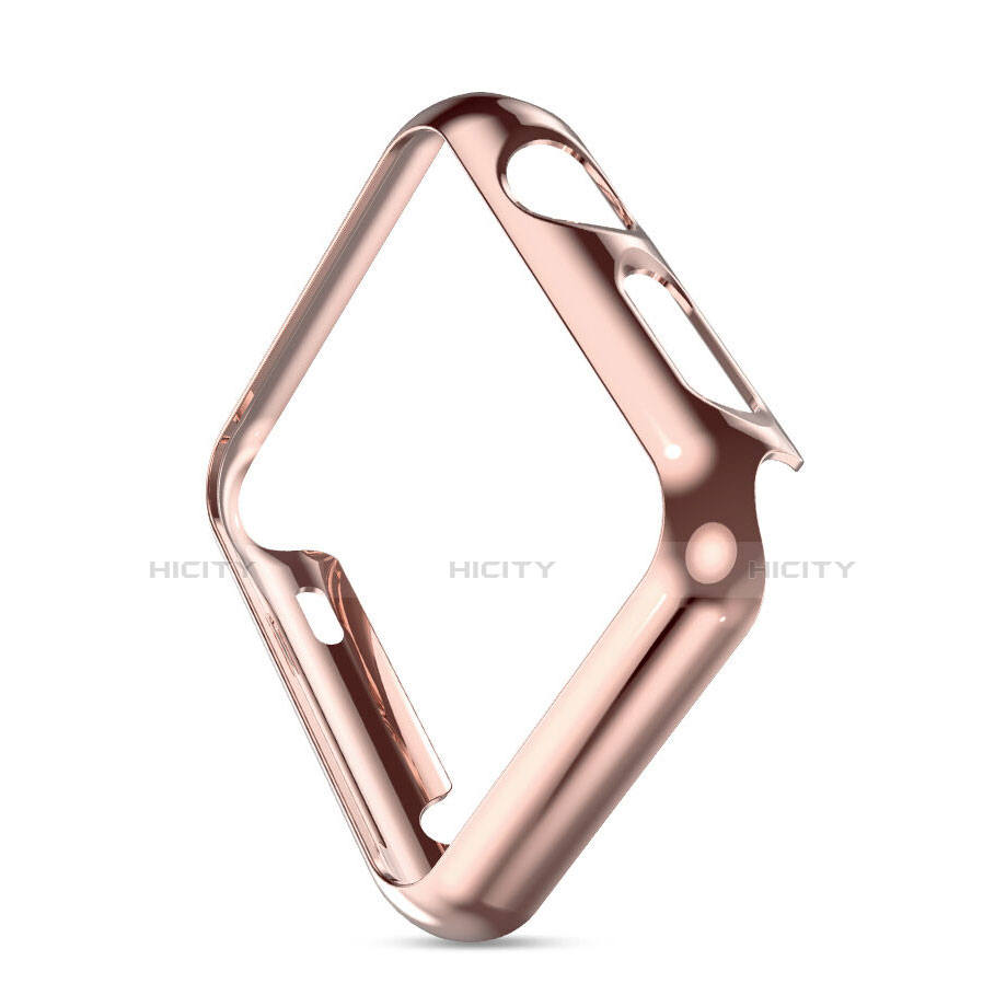 Cover Lusso Alluminio Laterale per Apple iWatch 3 42mm Rosa