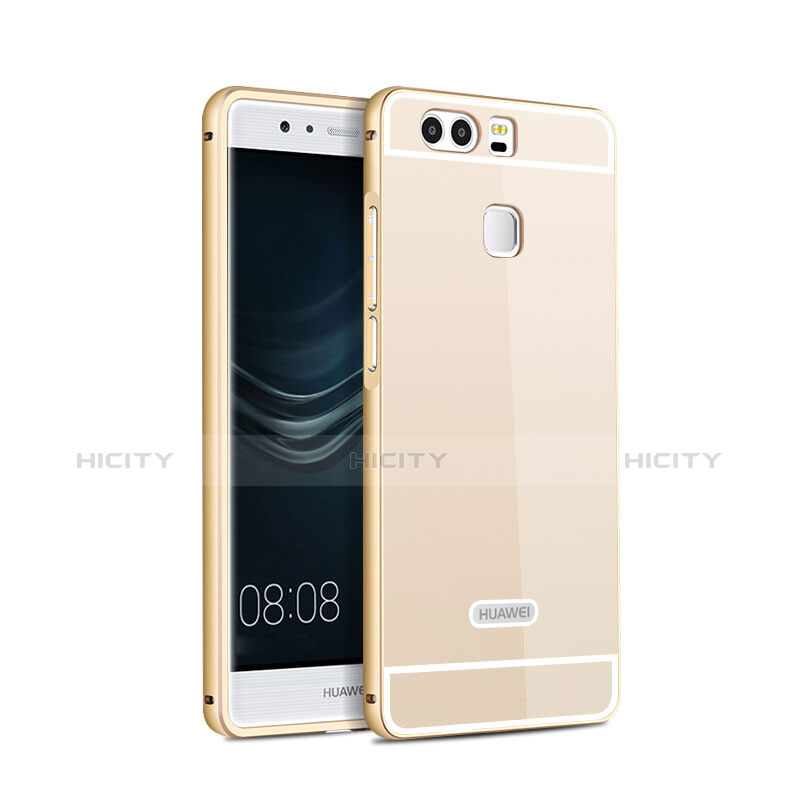 Cover Lusso Alluminio Laterale per Huawei P9 Plus Oro