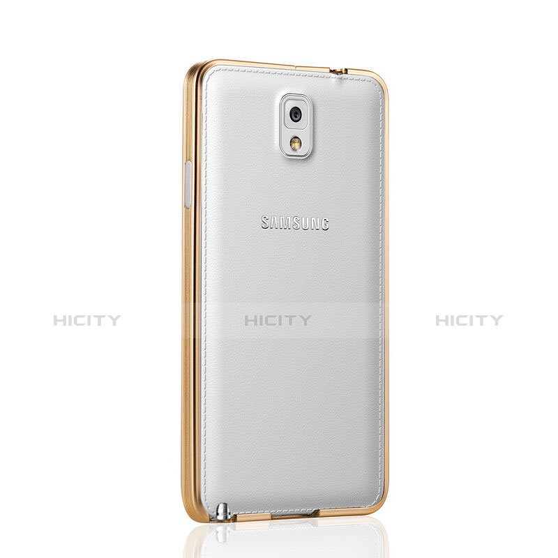 Cover Lusso Alluminio Laterale per Samsung Galaxy Note 3 N9000 Oro