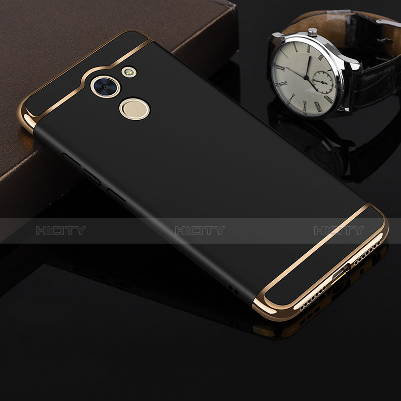 Cover Lusso Alluminio per Huawei Enjoy 7 Plus Nero