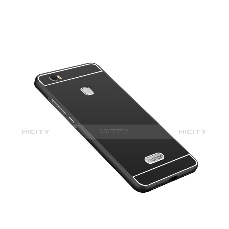 Cover Lusso Alluminio per Huawei Honor V8 Max Nero