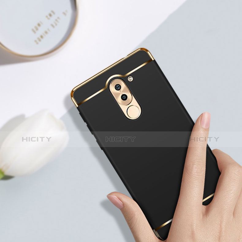 Cover Lusso Alluminio per Huawei Mate 9 Lite Nero