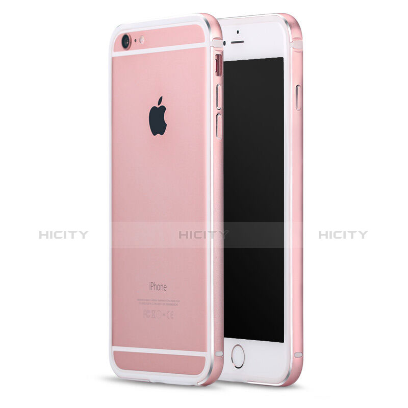 Cover Lusso Laterale Alluminio per Apple iPhone 6 Plus Oro Rosa