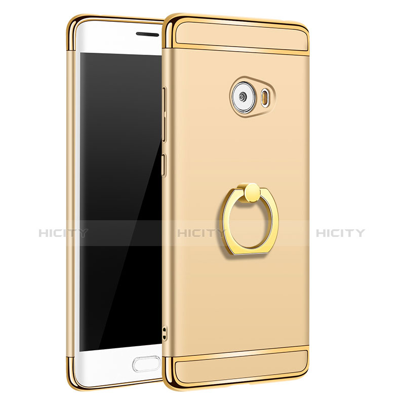 Cover Lusso Metallo Laterale e Plastica con Anello Supporto per Xiaomi Mi Note 2 Special Edition Oro