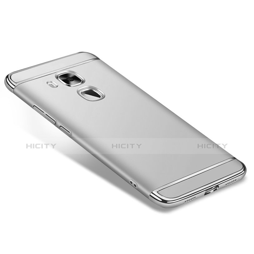 Cover Lusso Metallo Laterale e Plastica M01 per Huawei Nova Plus Argento