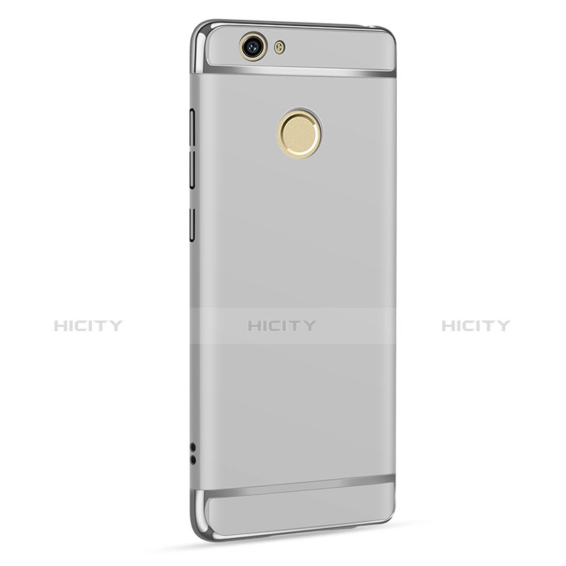 Cover Lusso Metallo Laterale e Plastica M02 per Huawei Nova Argento