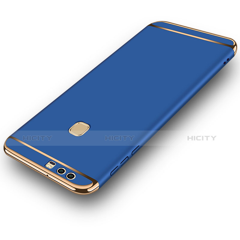 Cover Lusso Metallo Laterale e Plastica M02 per Huawei P9 Blu