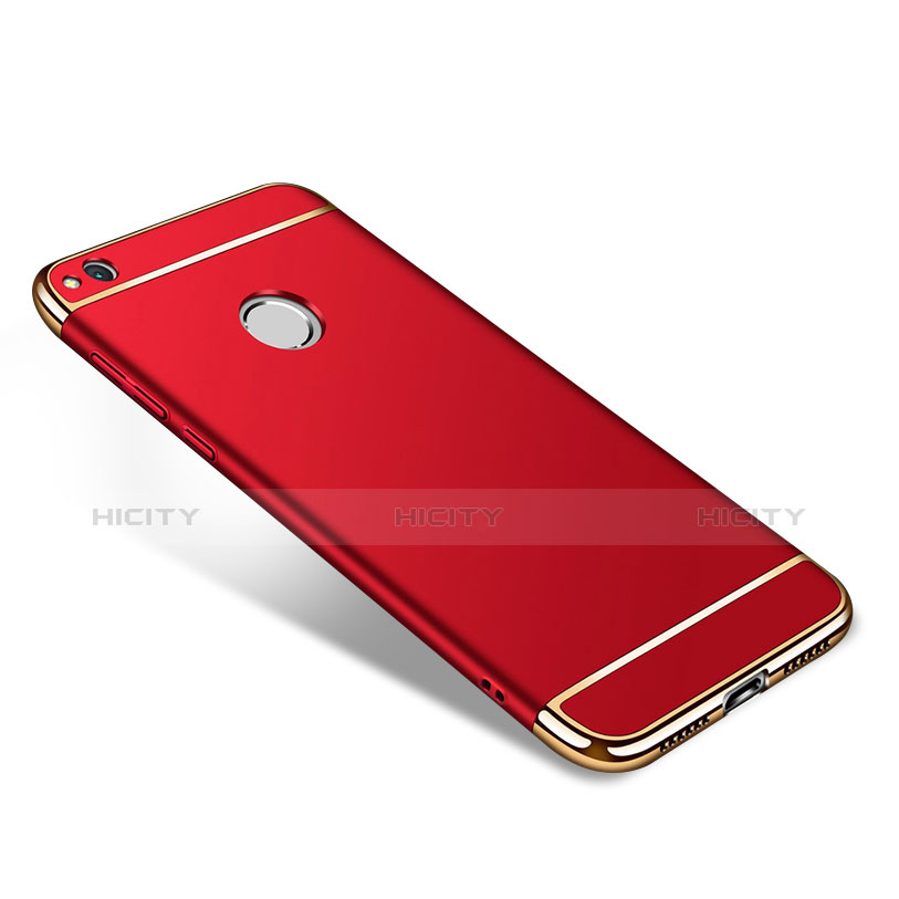 Cover Lusso Metallo Laterale e Plastica per Huawei GR3 (2017) Rosso
