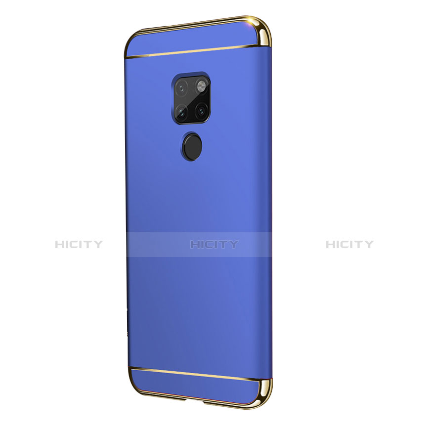 Cover Lusso Metallo Laterale e Plastica per Huawei Mate 20 Blu