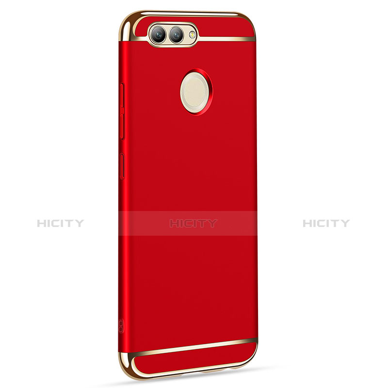 Cover Lusso Metallo Laterale e Plastica per Huawei Nova 2 Plus Rosso