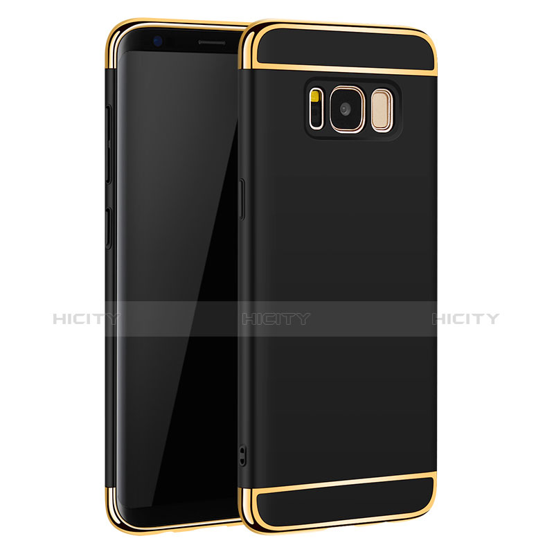 Cover Lusso Metallo Laterale e Plastica per Samsung Galaxy S8 Plus Nero