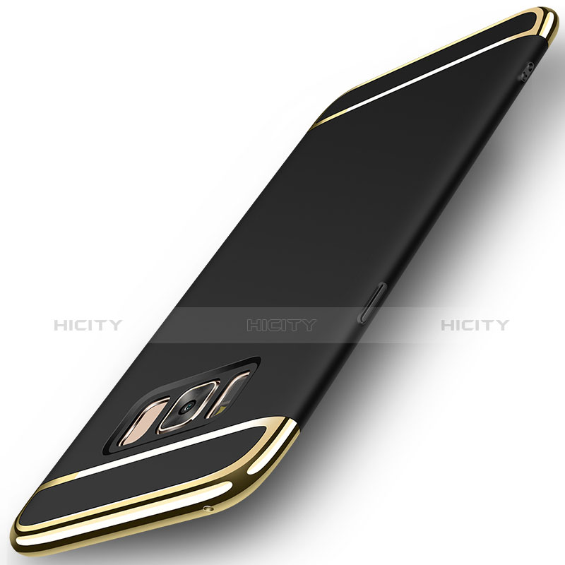 Cover Lusso Metallo Laterale e Plastica per Samsung Galaxy S8 Plus Nero