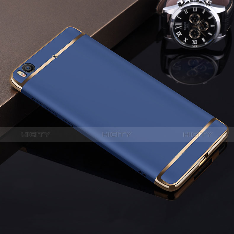 Cover Lusso Metallo Laterale e Plastica per Xiaomi Mi 5S Blu