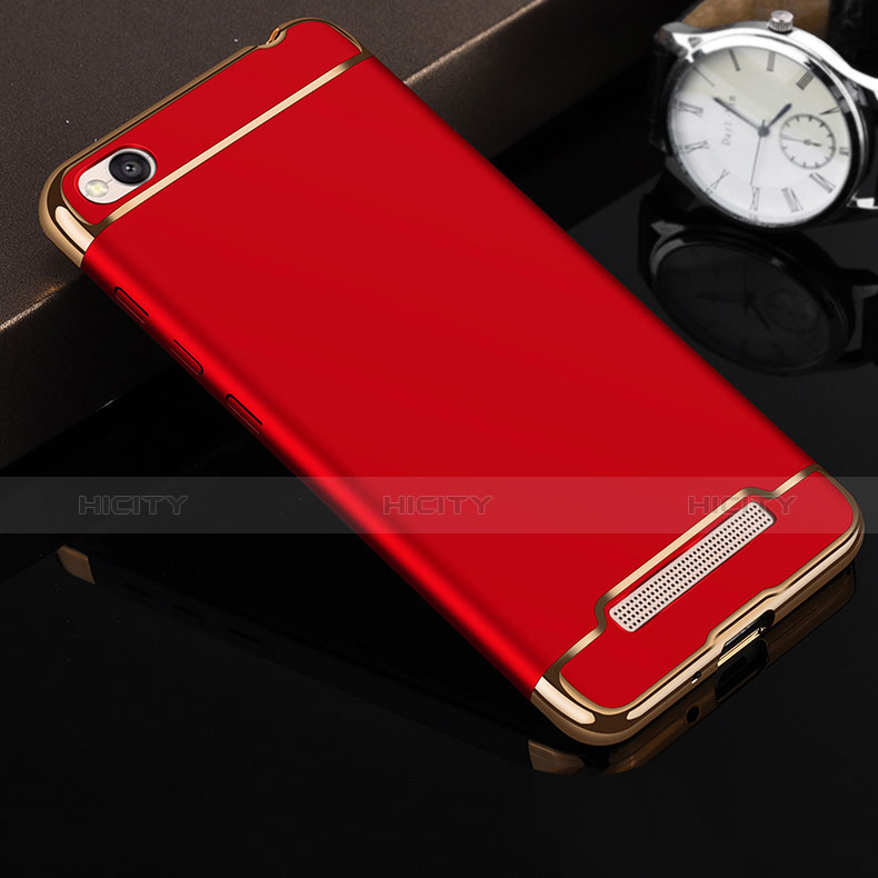Cover Lusso Metallo Laterale e Plastica per Xiaomi Redmi 4A Rosso