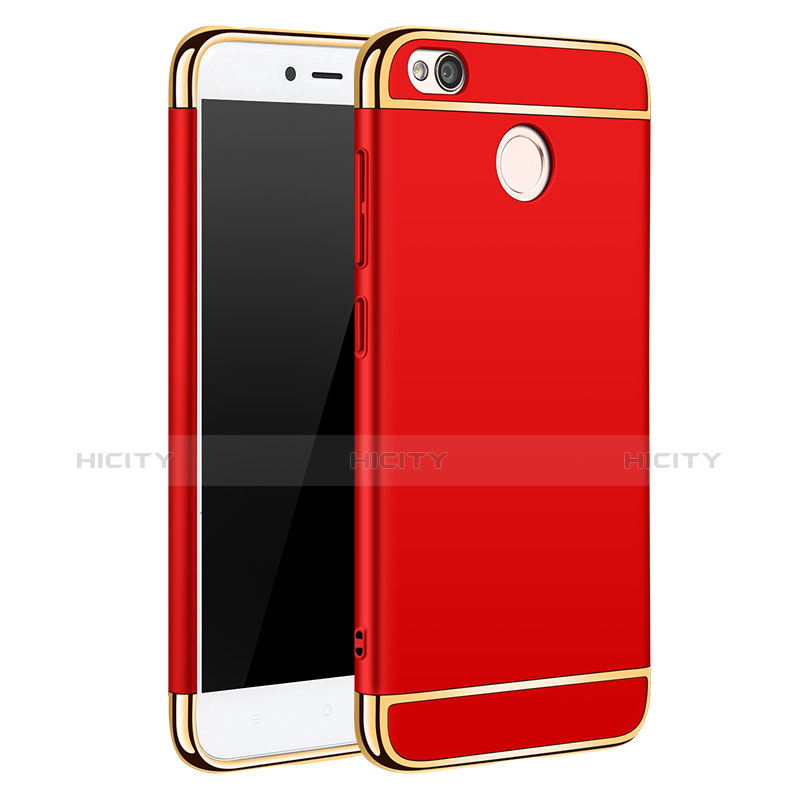 Cover Lusso Metallo Laterale e Plastica per Xiaomi Redmi 4X Rosso