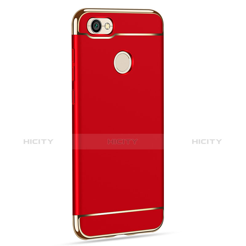 Cover Lusso Metallo Laterale e Plastica per Xiaomi Redmi Note 5A Pro Rosso