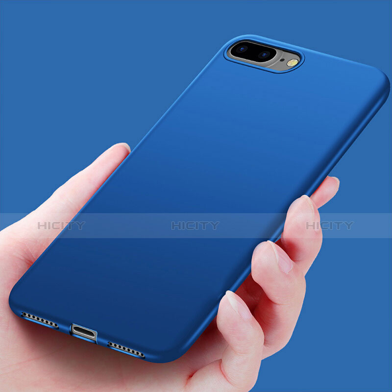 Cover Morbida Silicone Lucido per Apple iPhone 8 Plus Blu