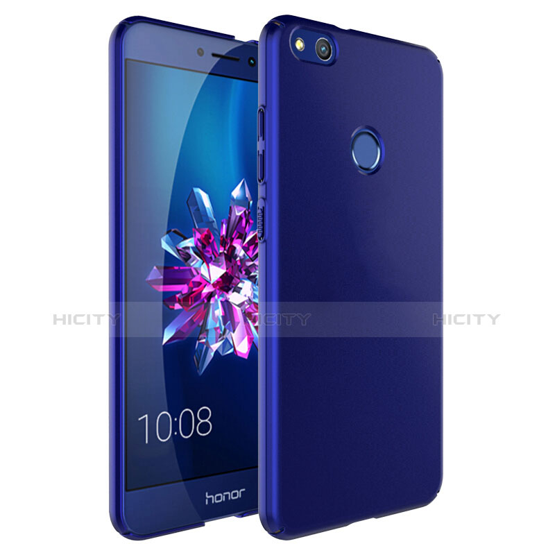 Cover Plastica Rigida Opaca con Anello Supporto per Huawei Honor 8 Lite Blu