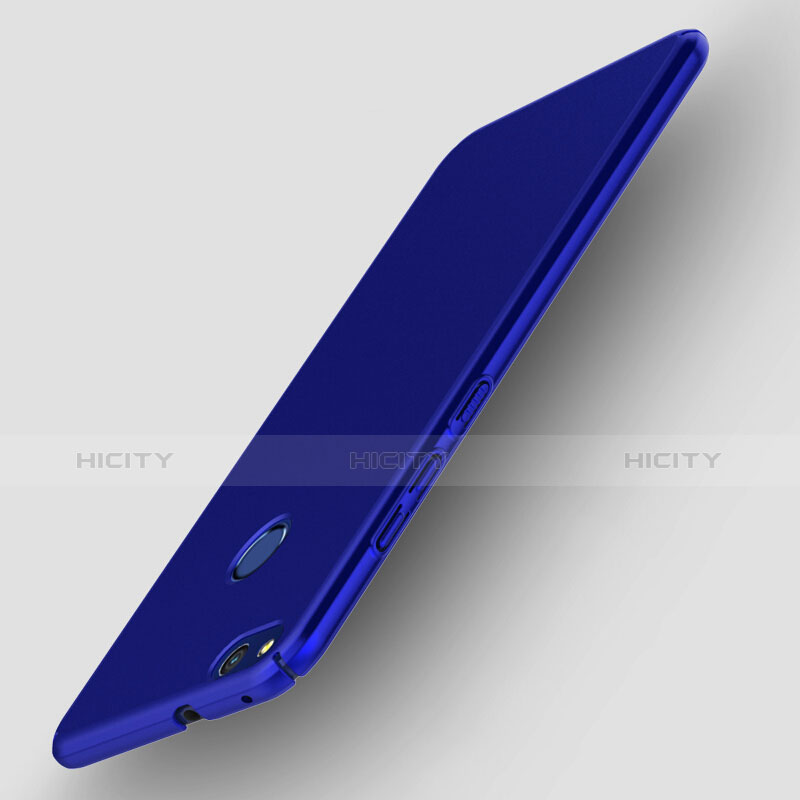 Cover Plastica Rigida Opaca con Anello Supporto per Huawei P9 Lite (2017) Blu