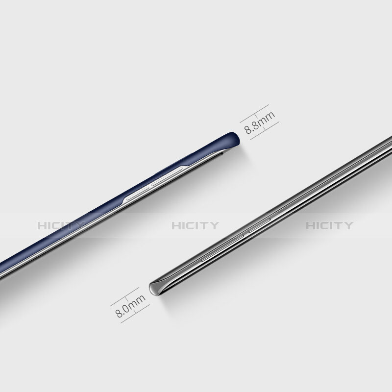 Cover Plastica Rigida Opaca con Anello Supporto per Samsung Galaxy S8 Blu