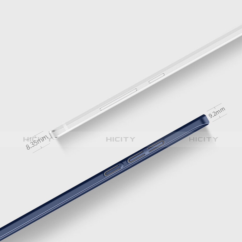Cover Plastica Rigida Opaca con Anello Supporto per Xiaomi Redmi Note 4X High Edition Blu