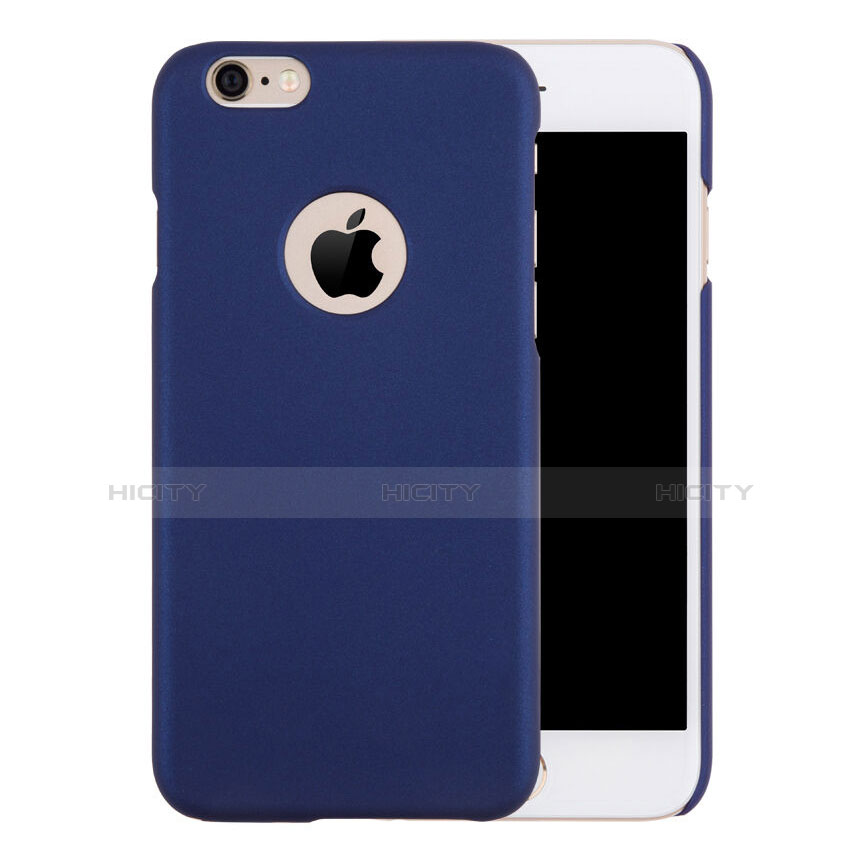 Cover Plastica Rigida Opaca con Foro per Apple iPhone 6S Blu