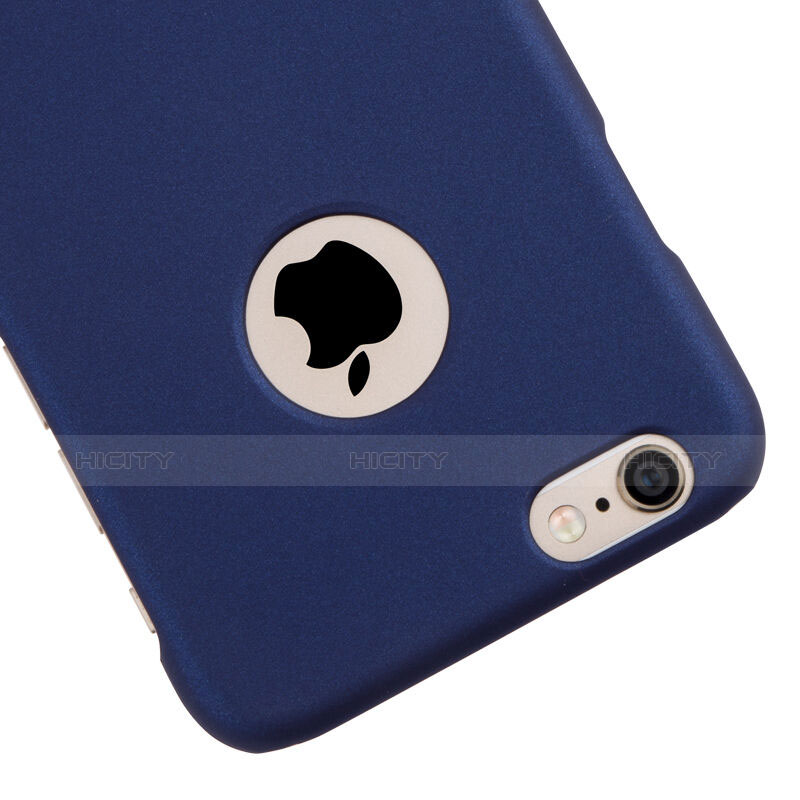 Cover Plastica Rigida Opaca con Foro per Apple iPhone 6S Blu