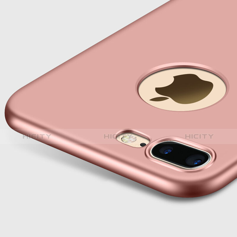 Cover Plastica Rigida Opaca con Foro per Apple iPhone 8 Plus Rosa