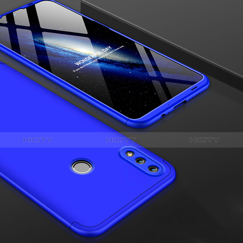 Cover Plastica Rigida Opaca Fronte e Retro 360 Gradi per Huawei Honor 10 Lite Blu