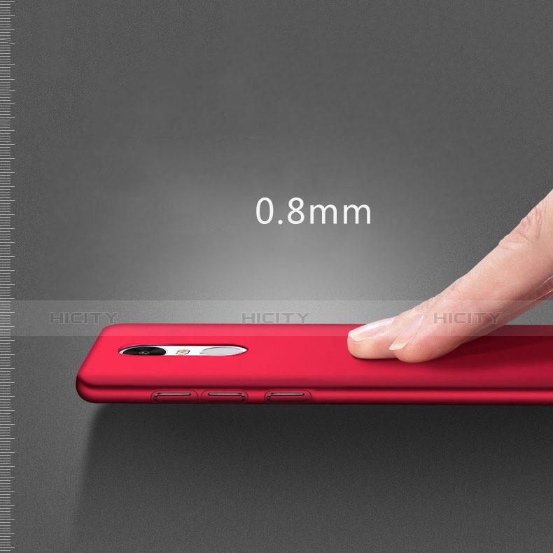 Cover Plastica Rigida Opaca M01 per Xiaomi Redmi Note 3 MediaTek Rosso