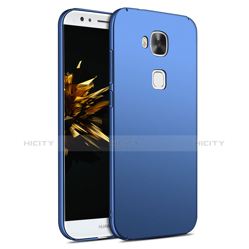 Cover Plastica Rigida Opaca M02 per Huawei G7 Plus Blu