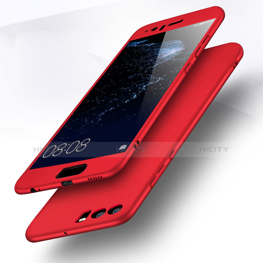 Cover Plastica Rigida Opaca M02 per Huawei P10 Rosso