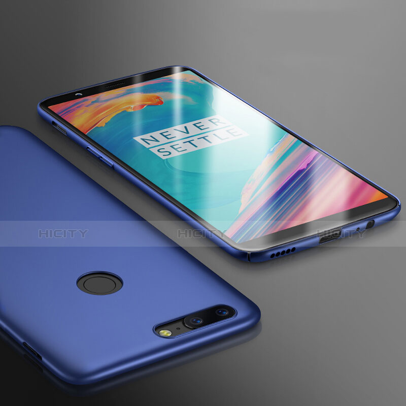 Cover Plastica Rigida Opaca M02 per OnePlus 5T A5010 Blu