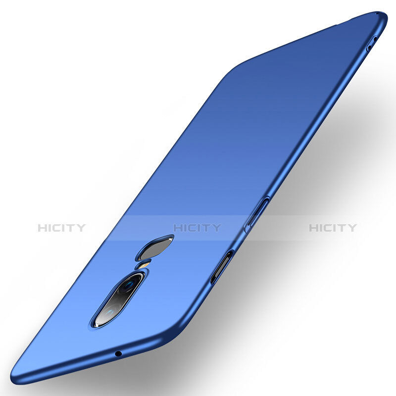 Cover Plastica Rigida Opaca M02 per OnePlus 6 Blu