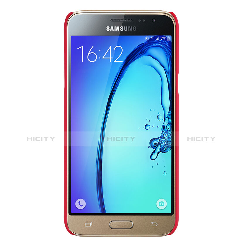 Cover Plastica Rigida Opaca M02 per Samsung Galaxy Amp Prime J320P J320M Rosso