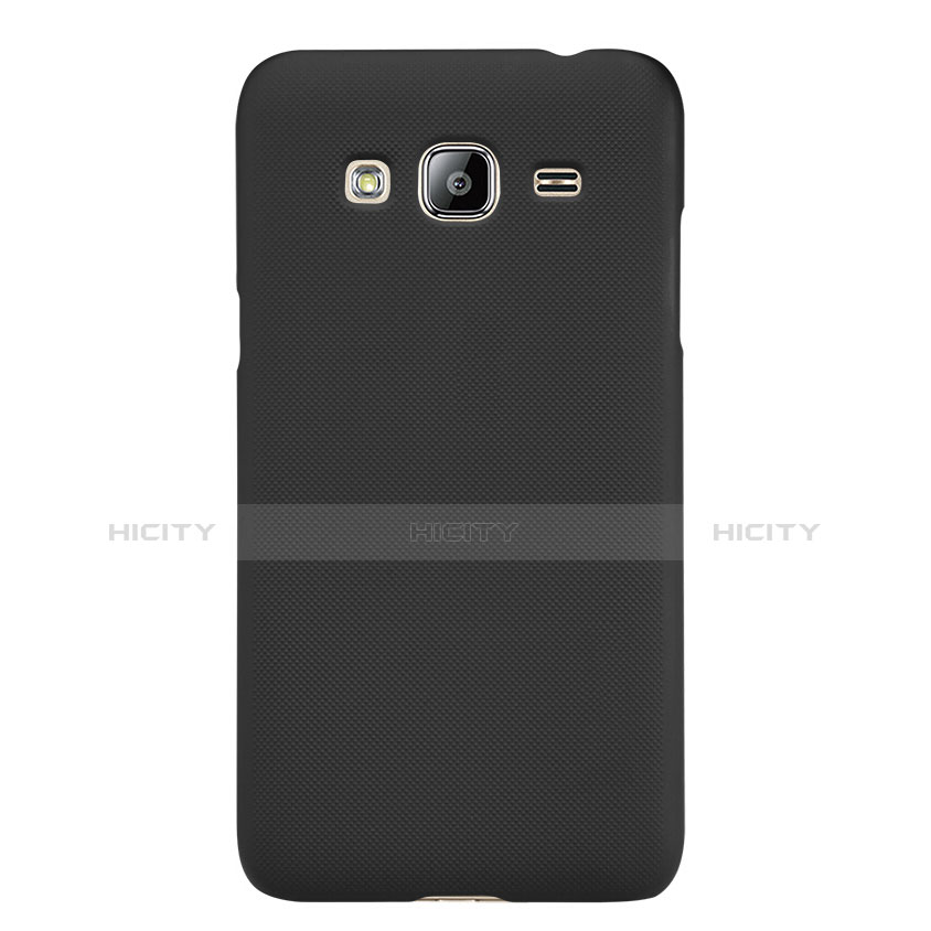 Cover Plastica Rigida Opaca M02 per Samsung Galaxy J3 (2016) J320F J3109 Nero